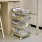 Modern Open Back Standard Bookshelf Plastic boekenkast voor studieruimte