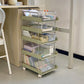 Modern Open Back Standard Bookshelf Plastic boekenkast voor studieruimte