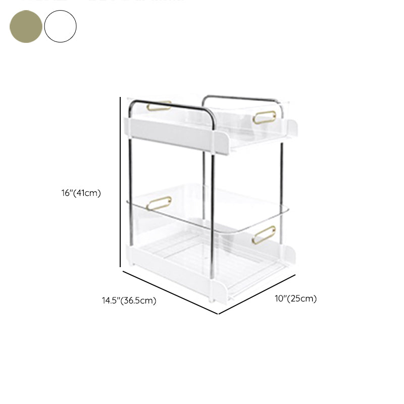 Modern Open Back Standard Bookshelf Plastic boekenkast voor studieruimte