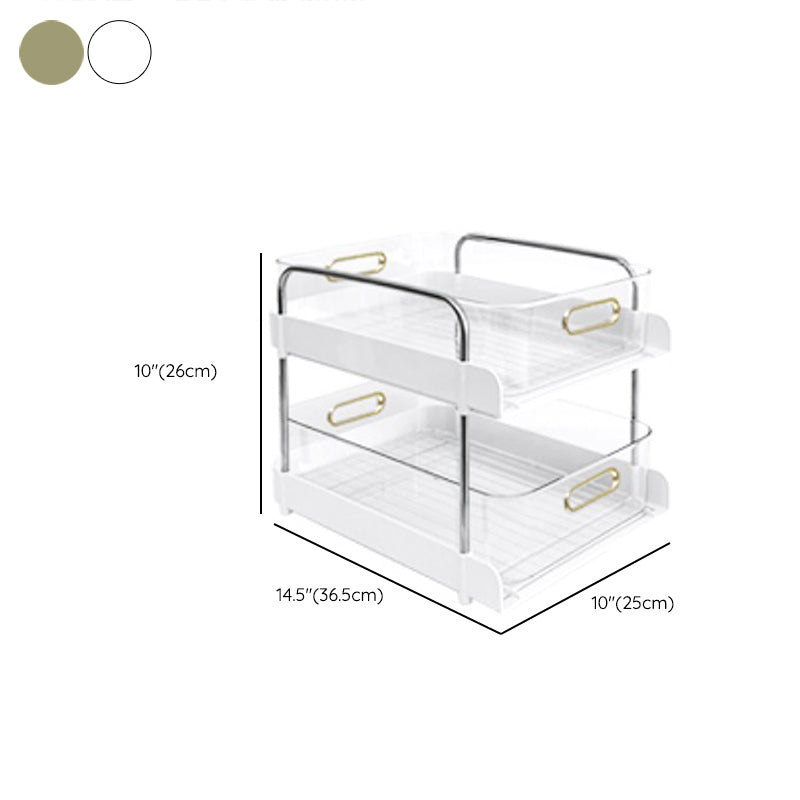 Modern Open Back Standard Bookshelf Plastic boekenkast voor studieruimte