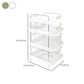 Modern Open Back Standard Bookshelf Plastic boekenkast voor studieruimte