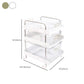 Modern Open Back Standard Bookshelf Plastic boekenkast voor studieruimte