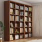 Bibliothèque scandinave en bois d'ingénierie standard à l'arrière fermé standard