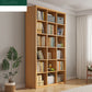 Bibliothèque scandinave en bois d'ingénierie standard à l'arrière fermé standard