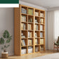 Bibliothèque scandinave en bois d'ingénierie standard à l'arrière fermé standard
