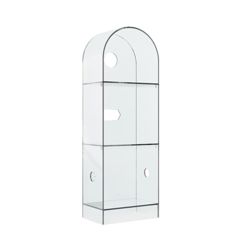 Bibliothèque acrylique de bibliothèque standard à dos fermé moderne pour salle d'étude