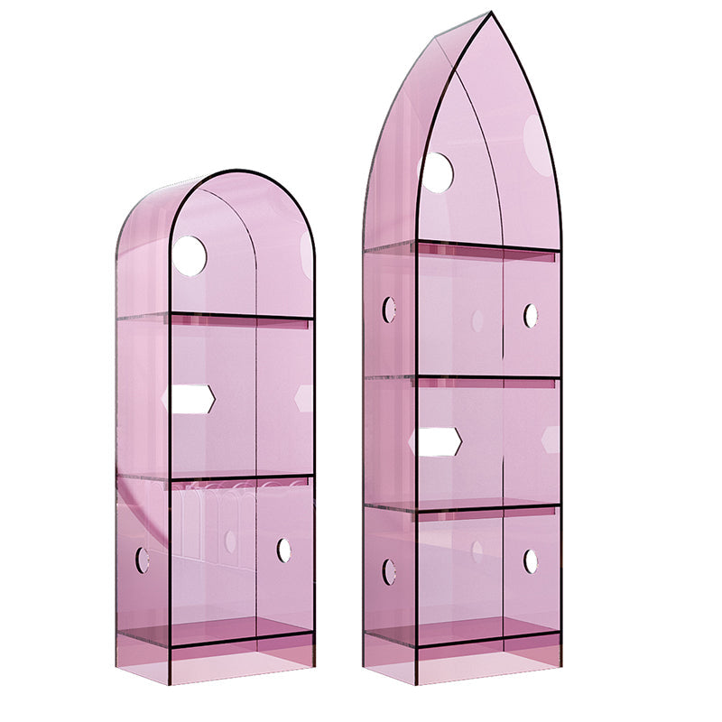 Bibliothèque acrylique de bibliothèque standard à dos fermé moderne pour salle d'étude