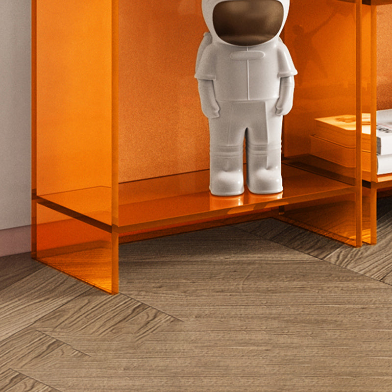 Bibliothèque acrylique de bibliothèque standard à dos fermé moderne pour salle d'étude