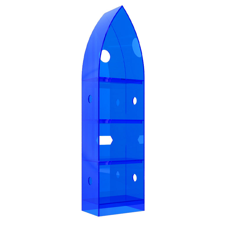 Bibliothèque acrylique de bibliothèque standard à dos fermé moderne pour salle d'étude