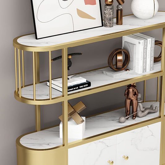 Moderne stijl boekenplank open metalen boekenkast voor studieruimte