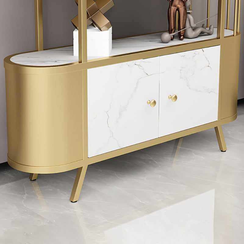 Libris de style moderne ouvri de bibliothèque en métal pour salle d'étude