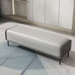 Modern Cushioned Seating Bench Rectangle Entryway and Bedroom Bench , 16" W Light Gray Clearhalo 'Benches' 'Chairs & Seating' 'furn' 'furn_benches' 'Furniture' 'Living Room Furniture' 7047915