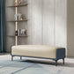 Modern Cushioned Seating Bench Rectangle Entryway and Bedroom Bench , 16" W 69"L x 16"W x 18"H Blue Clearhalo 'Benches' 'Chairs & Seating' 'furn' 'furn_benches' 'Furniture' 'Living Room Furniture' 7047919