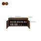 Modern Entryway Bench Wooden Seating Bench with Shoe Storage , 14" W Clearhalo 'Benches' 'Chairs & Seating' 'furn' 'furn_benches' 'Furniture' 'Living Room Furniture' 7047956
