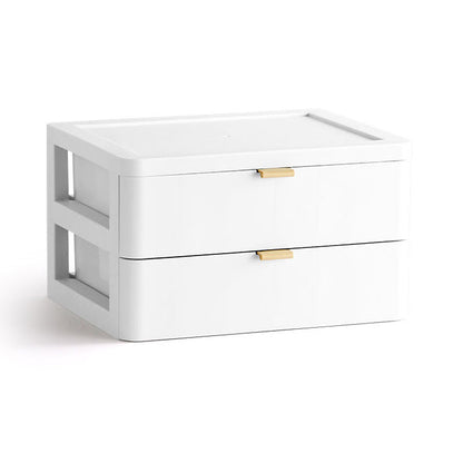 Archivo moderno de archivos de plástico de color sólido para la oficina en casa