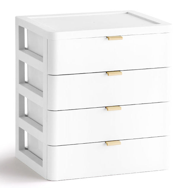 Archivo moderno de archivos de plástico de color sólido para la oficina en casa