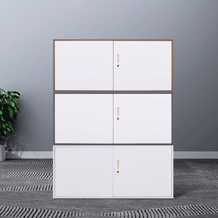 Contemporary File Cabinet Metal Frame Fire-Resistant Key Lock Lateral File Cabinet Clearhalo 'Filing Cabinets' 'filling_cabinets' 'furn' 'furn_filling_cabinets' 'Furniture' 'Office Furniture' 7049421