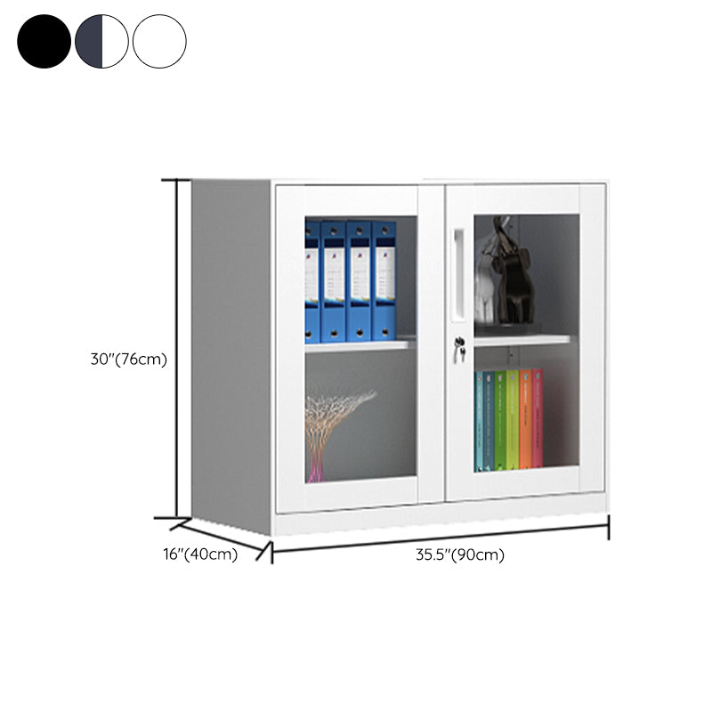 Gabinetto del file contemporaneo telaio in acciaio a chiave resistente al fuoco Abbazzinamento laterale