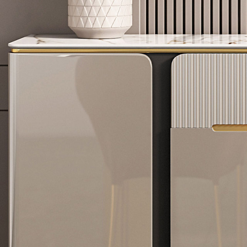 Sideboard Sideboard in stile glam Sideboard cucina top con 2 cassetti