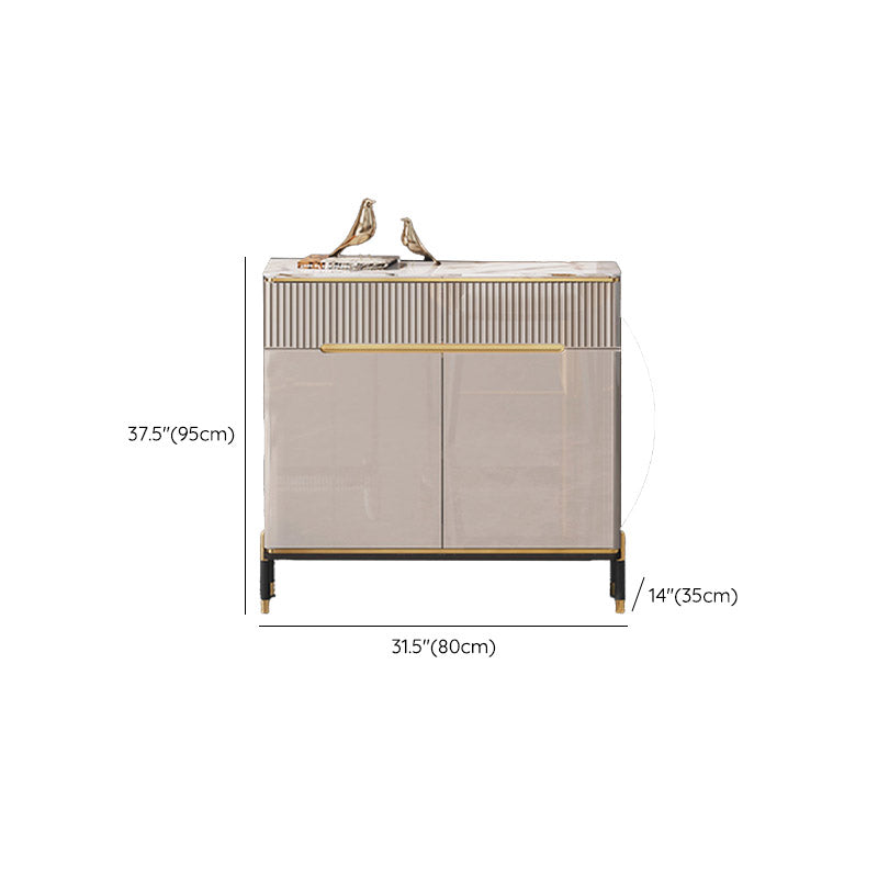 Sideboard Sideboard in stile glam Sideboard cucina top con 2 cassetti
