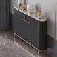 Glamstil Stone Top Sideboard Engineered Wood Side Board für Wohnzimmer