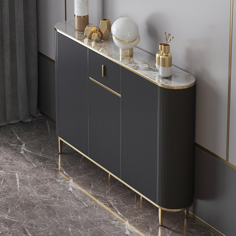 Glamstil Stone Top Sideboard Engineered Wood Side Board für Wohnzimmer
