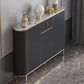 Glamstil Stone Top Sideboard Engineered Wood Side Board für Wohnzimmer