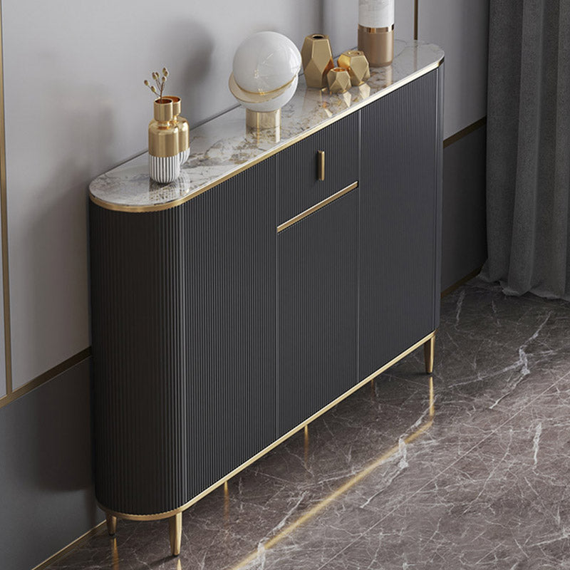 Glamstil Stone Top Sideboard Engineered Wood Side Board für Wohnzimmer