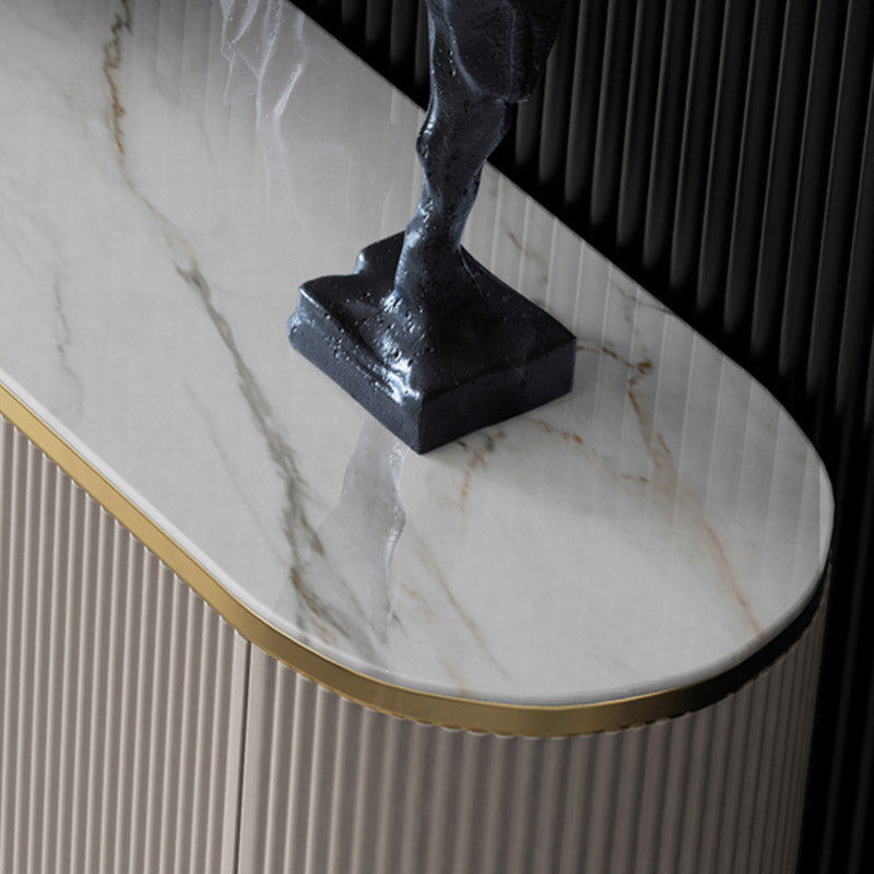 Glamstil Stone Top Sideboard Engineered Wood Side Board für Wohnzimmer