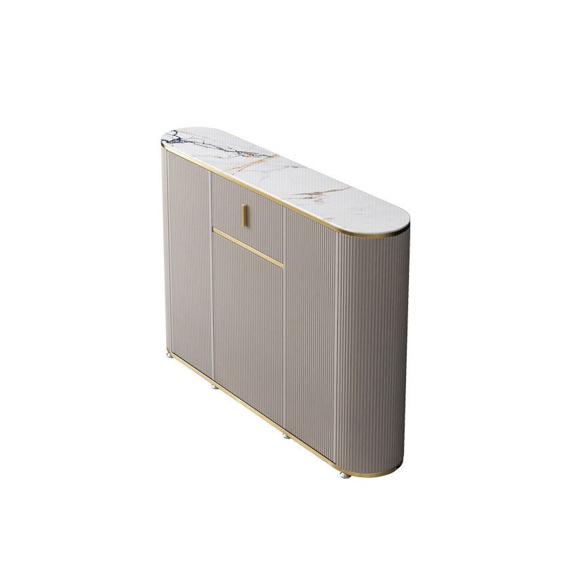 Glamstil Stone Top Sideboard Engineered Wood Side Board für Wohnzimmer