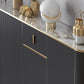 Glamstil Stone Top Sideboard Engineered Wood Side Board für Wohnzimmer