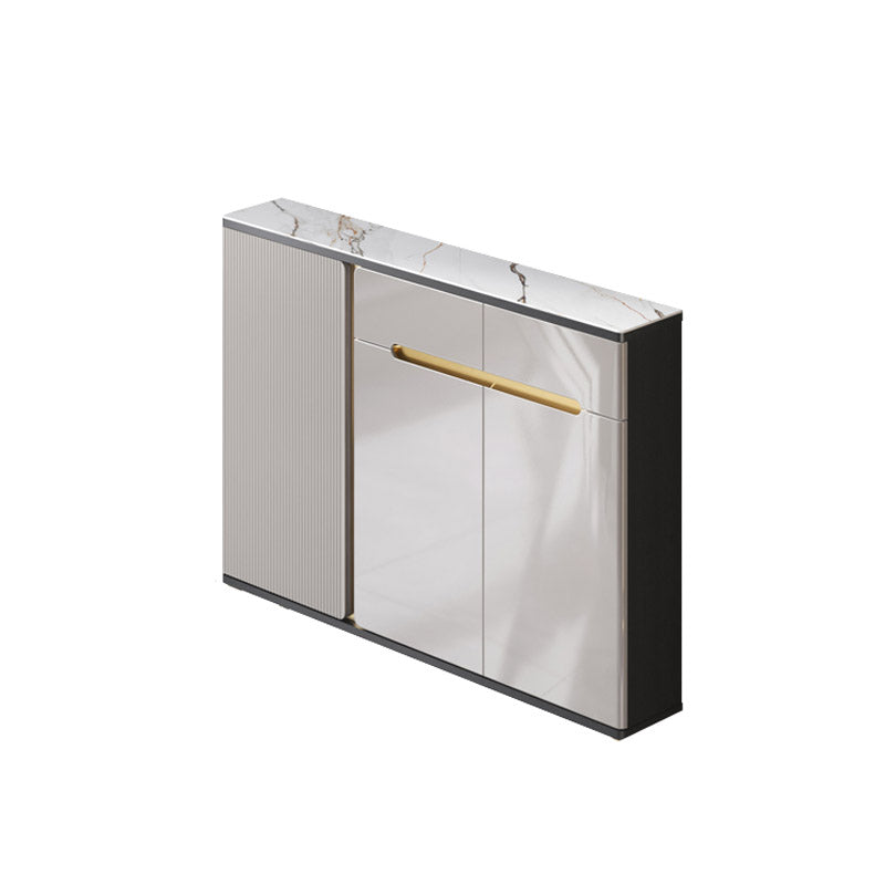 Glamstil Stone Top Sideboard Engineered Wood Side Board für Wohnzimmer