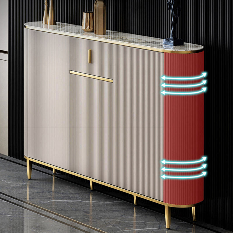 Glamstil Stone Top Sideboard Engineered Wood Side Board für Wohnzimmer