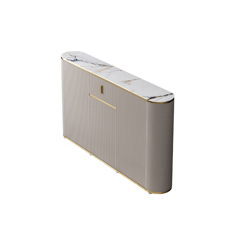 Glamstil Stone Top Sideboard Engineered Wood Side Board für Wohnzimmer