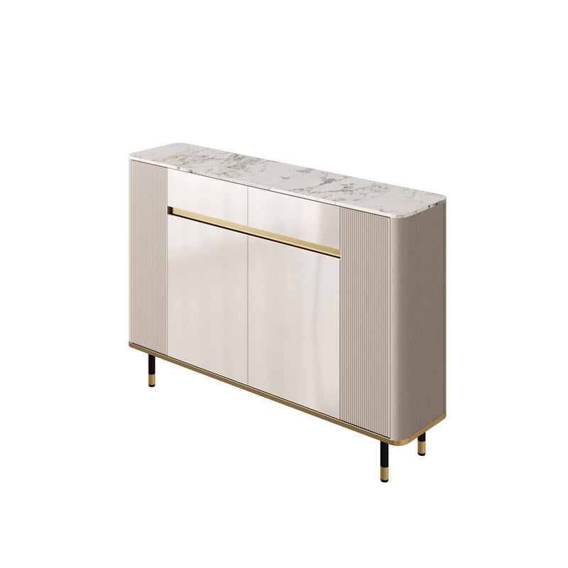 Glamstil Stone Top Sideboard Engineered Wood Side Board für Wohnzimmer