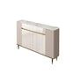 Glamstil Stone Top Sideboard Engineered Wood Side Board für Wohnzimmer