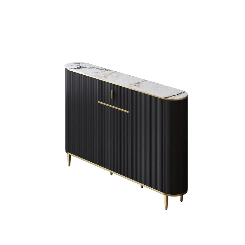 Glamstil Stone Top Sideboard Engineered Wood Side Board für Wohnzimmer