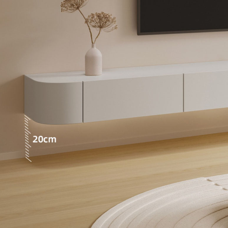 Contemporary Modern TV Console Floating Faux Wood Media Console Clearhalo 'furn' 'furn_tv_stands_entertainment_centers' 'Furniture' 'Living Room Furniture' 'TV Stands & Entertainment Centers' 'TV Stands & Media Storage Furniture' 'tv_stands_entertainment_centers' 7051450