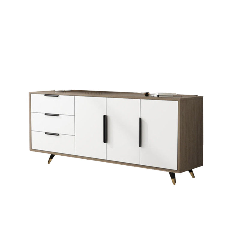 Scandinavian TV Console Wooden TV Media Console with 3 Drawers Clearhalo 'furn' 'furn_tv_stands_entertainment_centers' 'Furniture' 'Living Room Furniture' 'TV Stands & Entertainment Centers' 'TV Stands & Media Storage Furniture' 'tv_stands_entertainment_centers' 7051477