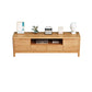 Rubber Wood Contemporary TV Console Open Storage Media Console 47"L x 15"W x 19"H Wood Clearhalo 'furn' 'furn_tv_stands_entertainment_centers' 'Furniture' 'Living Room Furniture' 'TV Stands & Entertainment Centers' 'TV Stands & Media Storage Furniture' 'tv_stands_entertainment_centers' 7051546