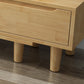 Rubber Wood Contemporary TV Console Open Storage Media Console Clearhalo 'furn' 'furn_tv_stands_entertainment_centers' 'Furniture' 'Living Room Furniture' 'TV Stands & Entertainment Centers' 'TV Stands & Media Storage Furniture' 'tv_stands_entertainment_centers' 7051553