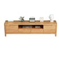 Rubber Wood Contemporary TV Console Open Storage Media Console 79"L x 15"W x 19"H Wood Clearhalo 'furn' 'furn_tv_stands_entertainment_centers' 'Furniture' 'Living Room Furniture' 'TV Stands & Entertainment Centers' 'TV Stands & Media Storage Furniture' 'tv_stands_entertainment_centers' 7051555