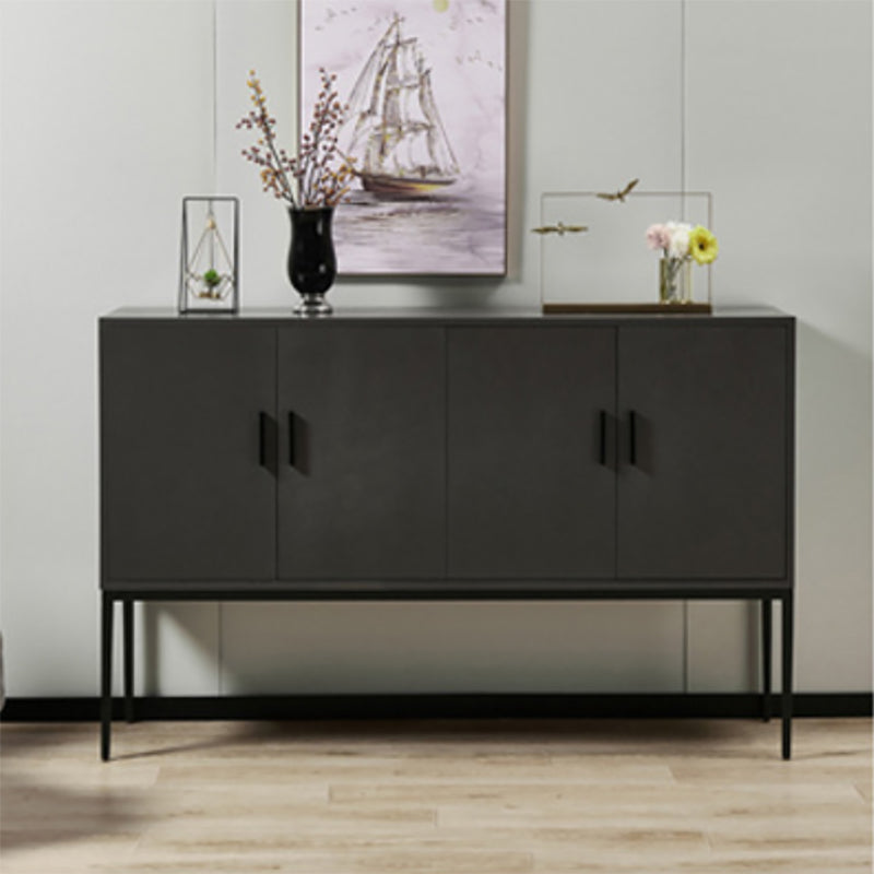 Classic Glam Combo Dresser Horizontal Stone Storage Chest for Bedroom 59.1"L x 15.7"W x 39.4"H Black-Gray Clearhalo 'Bedroom Furniture' 'Dressers & Chests' 'dressers_chests' 'furn' 'furn_dressers_chests' 'Furniture' 7051758