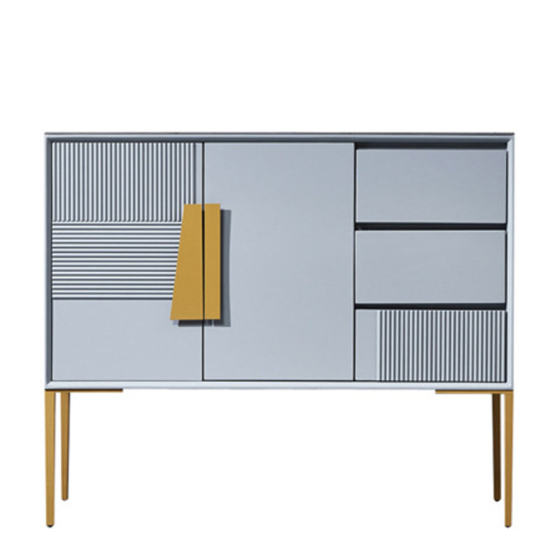 Classic Glam Combo Dresser Horizontal Stone Storage Chest for Bedroom Light Gray Clearhalo 'Bedroom Furniture' 'Dressers & Chests' 'dressers_chests' 'furn' 'furn_dressers_chests' 'Furniture' 7051762