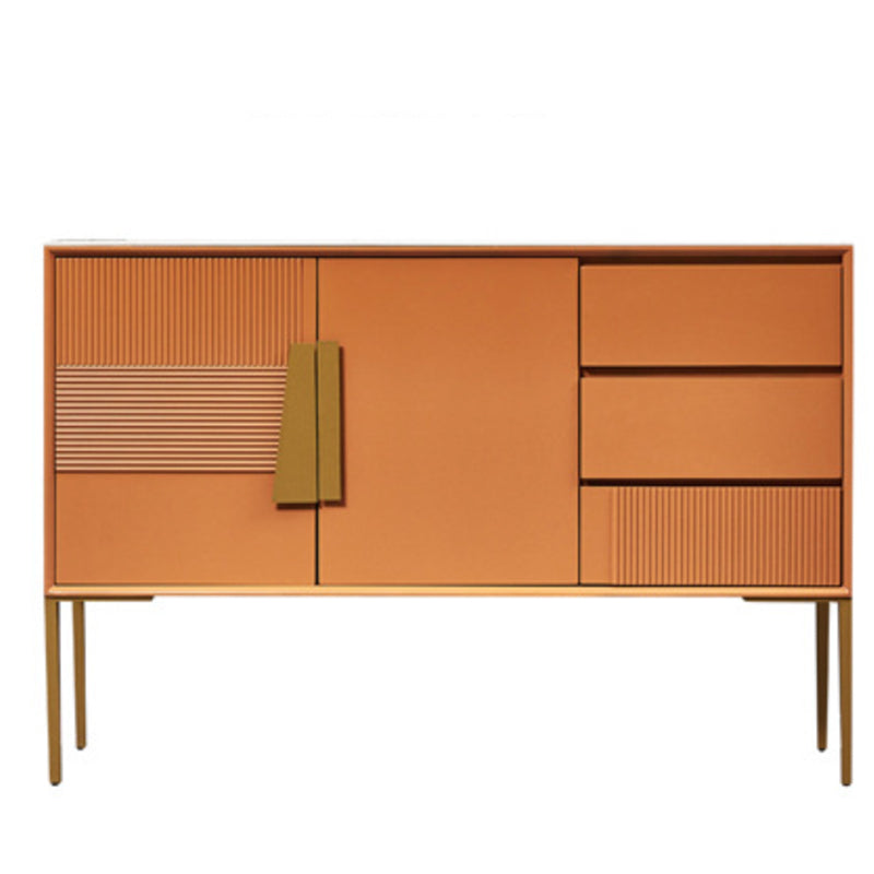 Classic Glam Combo Dresser Horizontal Stone Storage Chest for Bedroom Orange-Red Clearhalo 'Bedroom Furniture' 'Dressers & Chests' 'dressers_chests' 'furn' 'furn_dressers_chests' 'Furniture' 7051764