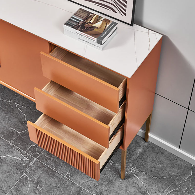 Classic Glam Combo Dresser Horizontal Stone Storage Chest for Bedroom Clearhalo 'Bedroom Furniture' 'Dressers & Chests' 'dressers_chests' 'furn' 'furn_dressers_chests' 'Furniture' 7051765