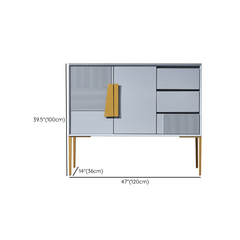 Classic Glam Combo Dresser Horizontal Stone Storage Chest for Bedroom Clearhalo 'Bedroom Furniture' 'Dressers & Chests' 'dressers_chests' 'furn' 'furn_dressers_chests' 'Furniture' 7051769