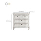 American traditionnel lingerie poitrine Birch rangement commode coffre pour chambre à coucher