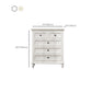 American traditionnel lingerie poitrine Birch rangement commode coffre pour chambre à coucher