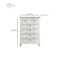 American traditionnel lingerie poitrine Birch rangement commode coffre pour chambre à coucher